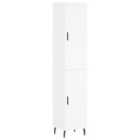 vidaXL Highboard White 34.5x34x180 cm Engineered Wood