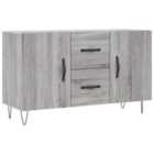 vidaXL Sideboard Grey Sonoma 100x36x60 cm Engineered Wood