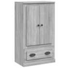 vidaXL Highboard Grey Sonoma 60x35.5x103.5 cm Engineered Wood