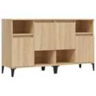 vidaXL Sideboards 2 pcs Sonoma Oak 60x35x70 cm Engineered Wood