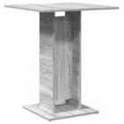 Vidaxl Bistro Table Grey Sonoma 60X60X75 Cm Engineered Wood