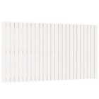 vidaXL Wall Headboard White 159.5x3x90 cm Solid Wood Pine