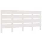 vidaXL Headboard White 120x3x80 cm Solid Wood Pine