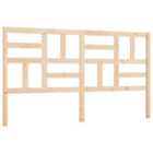vidaXL Bed Headboard 206x4x104 cm Solid Wood Pine