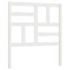 vidaXL Bed Headboard White 106x4x104 cm Solid Wood Pine