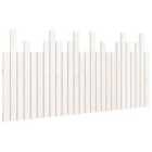 vidaXL Wall Headboard White 166x3x80 cm Solid Wood Pine