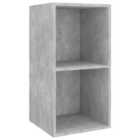 Vidaxl Wall-mounted Tv Cabinet Concrete Grey 37X37X72 Cm Engineered Wood