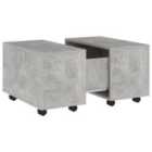 Vidaxl Coffee Table Concrete Grey 60X60X38 Cm Engineered Wood