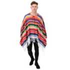 I LOVE FANCY DRESS Pack of 3 Multi-Coloured Striped Poncho (Couple)