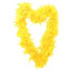 I LOVE FANCY DRESS Pack of 6 Yellow Feather Boa - 65g (Accessories)