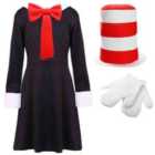 I LOVE FANCY DRESS Crazy Cat Costume Set - Hat & Gloves (10 - 12 Years)