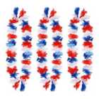 I LOVE FANCY DRESS Pack of 6 Union Jack Flower Lei (Accessories)