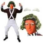 I LOVE FANCY DRESS Factory Worker Costume - Wig & Eyebrows (2XL)