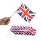 I LOVE FANCY DRESS Pack of 12 Pack of 12 Union Jack Waving Hand Flags (Accessories)