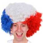 I LOVE FANCY DRESS Pack of 24 French Supporters Curly Wig (Accessories)