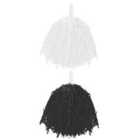 I LOVE FANCY DRESS Pack of 24 Black & White Lightweight Pom Poms (Accessories)