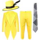 I LOVE FANCY DRESS Yellow Suit (M)