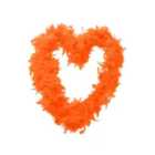 I LOVE FANCY DRESS Pack of 12 Orange Feather Boa - 65g (Accessories)