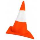 I LOVE FANCY DRESS Pack of 12 Traffic Cone Hat (Accessories)
