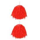 I LOVE FANCY DRESS Pack of 24 Red Lightweight Pom Poms (Accessories)