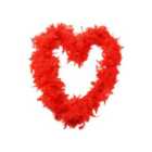 I LOVE FANCY DRESS Pack of 12 Red Feather Boa - 65g (Accessories)