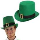 I LOVE FANCY DRESS Pack of 12 Green Buckle Top Hat (Accessories)