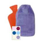 Life Hot Water Bottle + Fur Cover