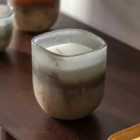 Crossland Grove Pluto Candle White/Silver Large Amber & Lily