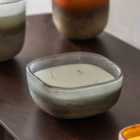 Crossland Grove Pluto Candle White/Silver Medium Amber & Lily