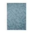 Homemaker Juno Geometric Blue 120x170 Rug