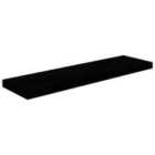 Vidaxl Floating Wall Shelf High Gloss Black 90X23.5X3.8 Cm Mdf