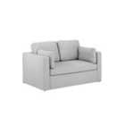 LPD Furniture Newport Light Grey 2 Seater Sofa