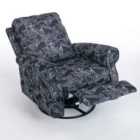Recliner Armchair Swivel Glider Manual Reclining Chair W Adjustable Leg Rest