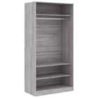 vidaXL Wardrobe Grey Sonoma 100X50X200cm Engineered Wood