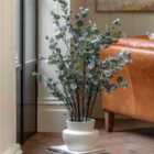 Crossland Grove Faux Eucalyptus in Ceramic Pot Ivory
