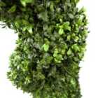 Leaf 120Cm Outdoor Spiral Buxus Artificial Tree Uv Resistant