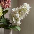Crossland Grove Vintage Cone Hydrangea Floral Stem Ivory (12pk)