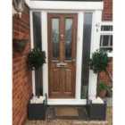 Pair Of 120Cm (4Ft) Twisted Stem Artificial Topiary Bay Laurel Ball Trees