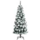 Costway Illuminated Artificial Christmas tree with 140/200 LED lights-6FT