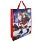 Eurowrap Traditional Santa Jumbo Pp Woven Bag