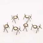 Marco Paul Christmas Metal Reindeer Candle Holders-rustic Antique Brown And Hand-painted Set Of 6 Light Ornament-decorative Gift Candle Accessories For Xmas Table, Window And Home Decor