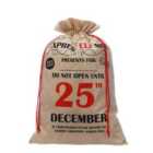 Festive 60cm Hessian Express Elf Sack