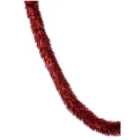 Festive 200cm x 15cm Red Downswept Tinsel