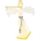 Costway 1.5 M Lighted Christmas Angel with 100 LED Lights and Zip Ties