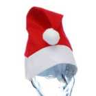 Festive 42cm Red Felt Hat - White Cuff