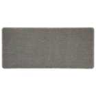 Grey Plain Loop Washable Runner - 57 x 120cm