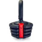 Strongology ELEMENT10 Black and Red Home Fitness Adjustable Smart Kettlebell from 1kg up to 10kg Training Weights