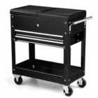 Costway Lockable Rolling Tool Cart with Wheels and Drawers