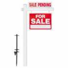 Costway Real Estate Sign Post for Garage Sale Signs (No Sign Included)