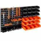 Gr8 Home 44 Pcs Pegboard Shelf Tool Organiser Garage Shed Wall Mount Shelves Storage Rack